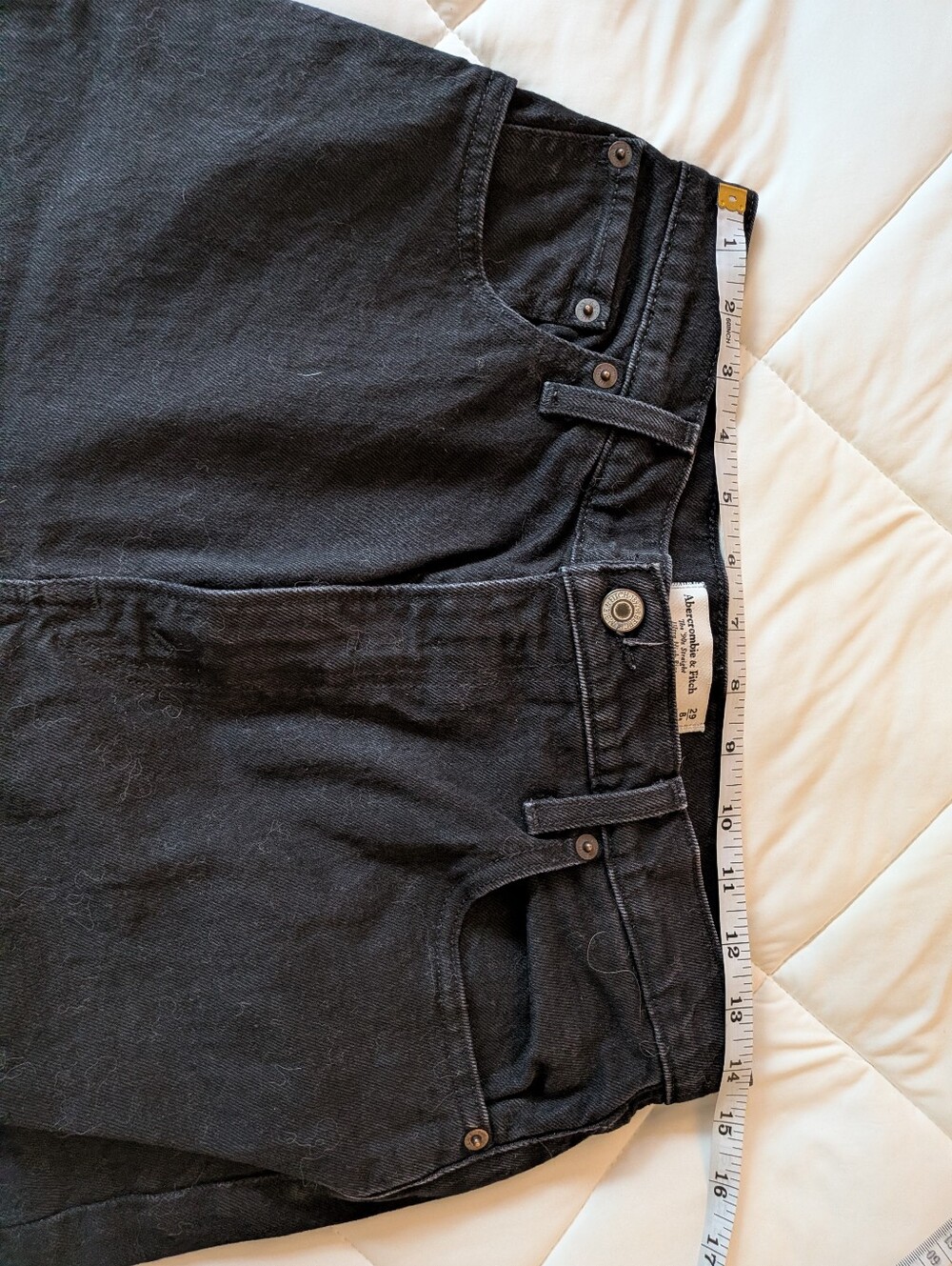 Abercrombie & Fitch Black Straight '90s Ultra High Rise Jeans - Picture 4 of 4